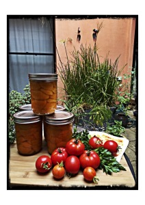Summer produce from The Backyard Pharmacy at Maison Bleue